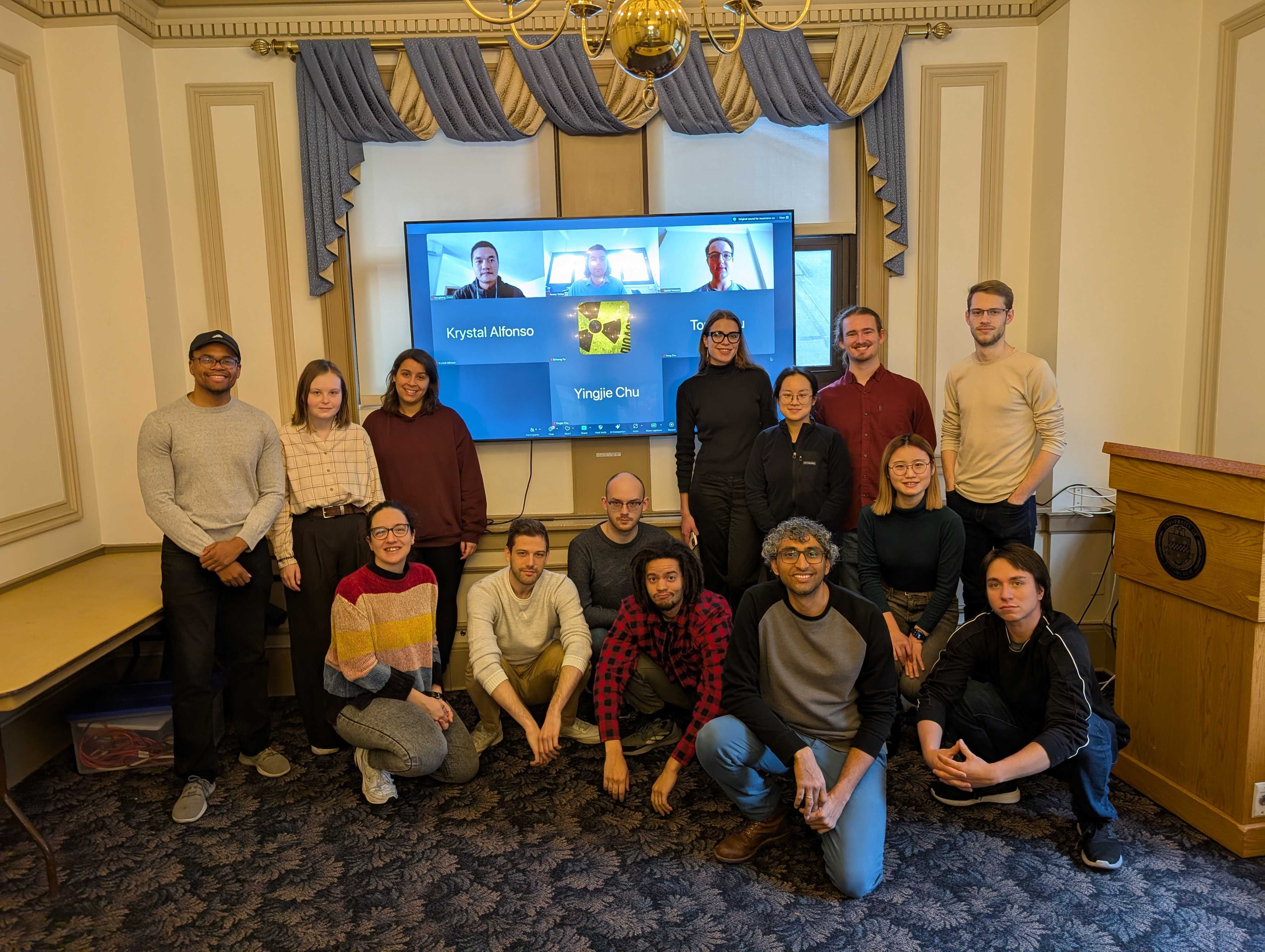 CUORE Fall 2025 analysis workshop held at Pitt
